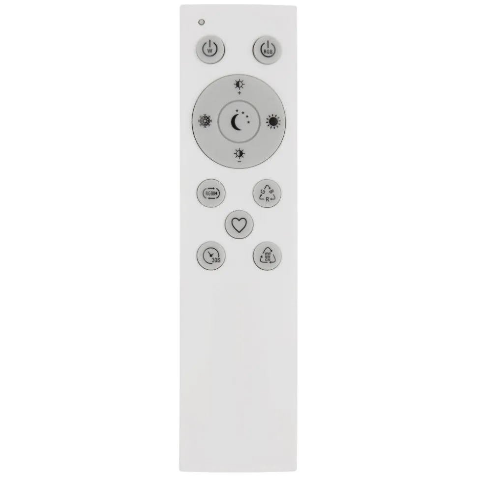 Plafonnier Exterieur Globo Sapana Led Noir, 1 Lumiere, Telecommandes