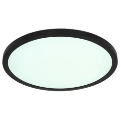 Plafonnier Exterieur Globo Sapana Led Noir, 1 Lumiere, Telecommandes