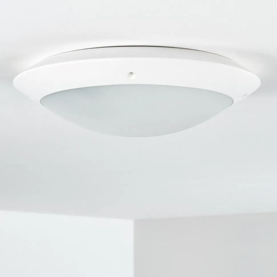 Plafonnier Exterieur Grafton Blanc, 2 Lumieres