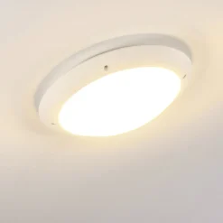 Plafonnier Exterieur Grafton Blanc, 2 Lumieres