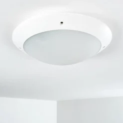 Plafonnier Exterieur Grafton Blanc, 2 Lumieres
