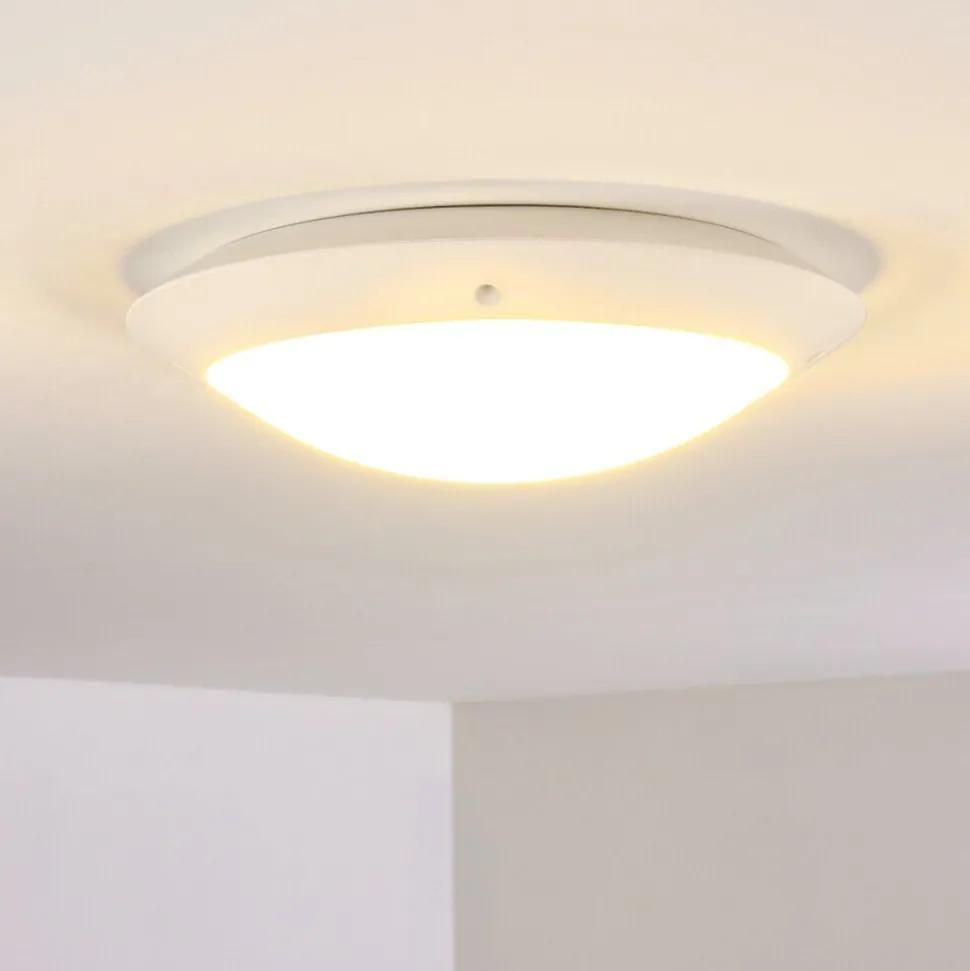 Plafonnier Exterieur Grafton Blanc, 2 Lumieres