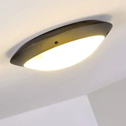 Plafonnier Exterieur Grafton Anthracite, 2 Lumieres