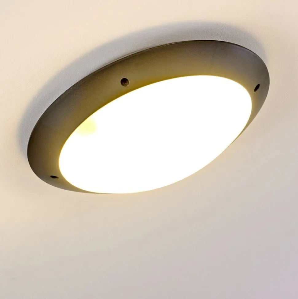Plafonnier Exterieur Grafton Anthracite, 2 Lumieres