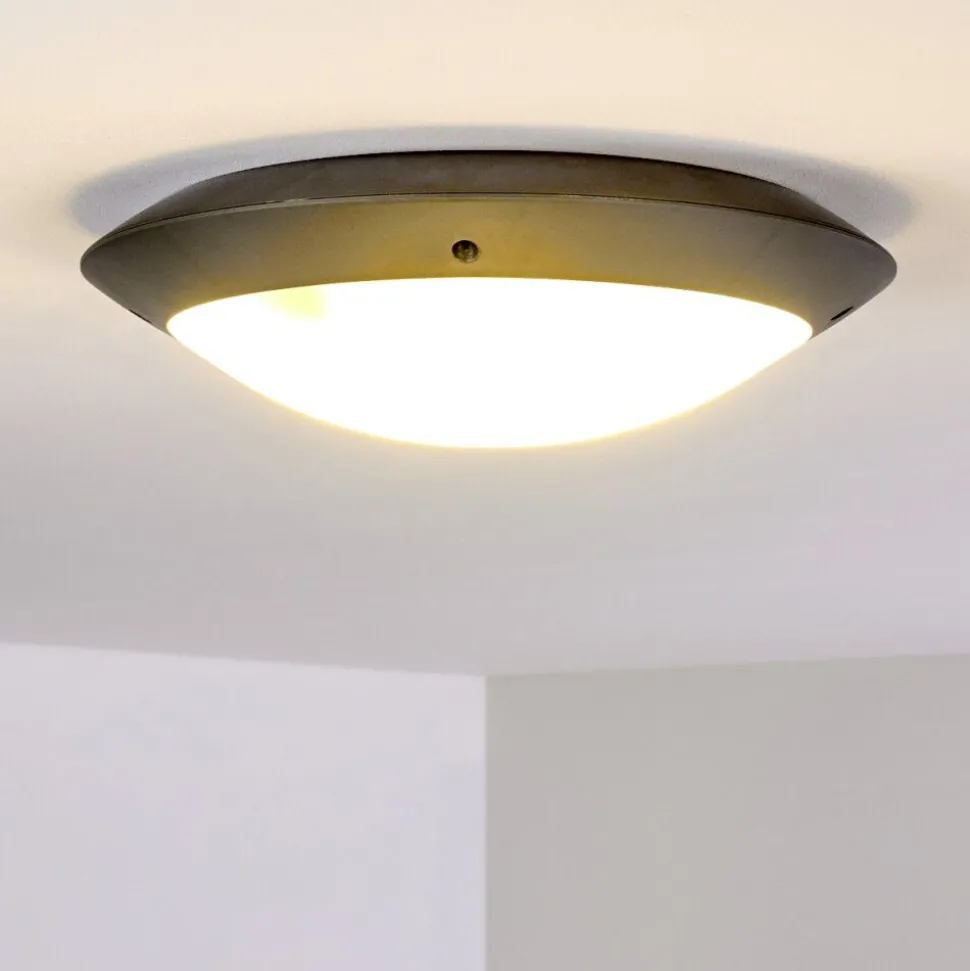 Plafonnier Exterieur Grafton Anthracite, 2 Lumieres