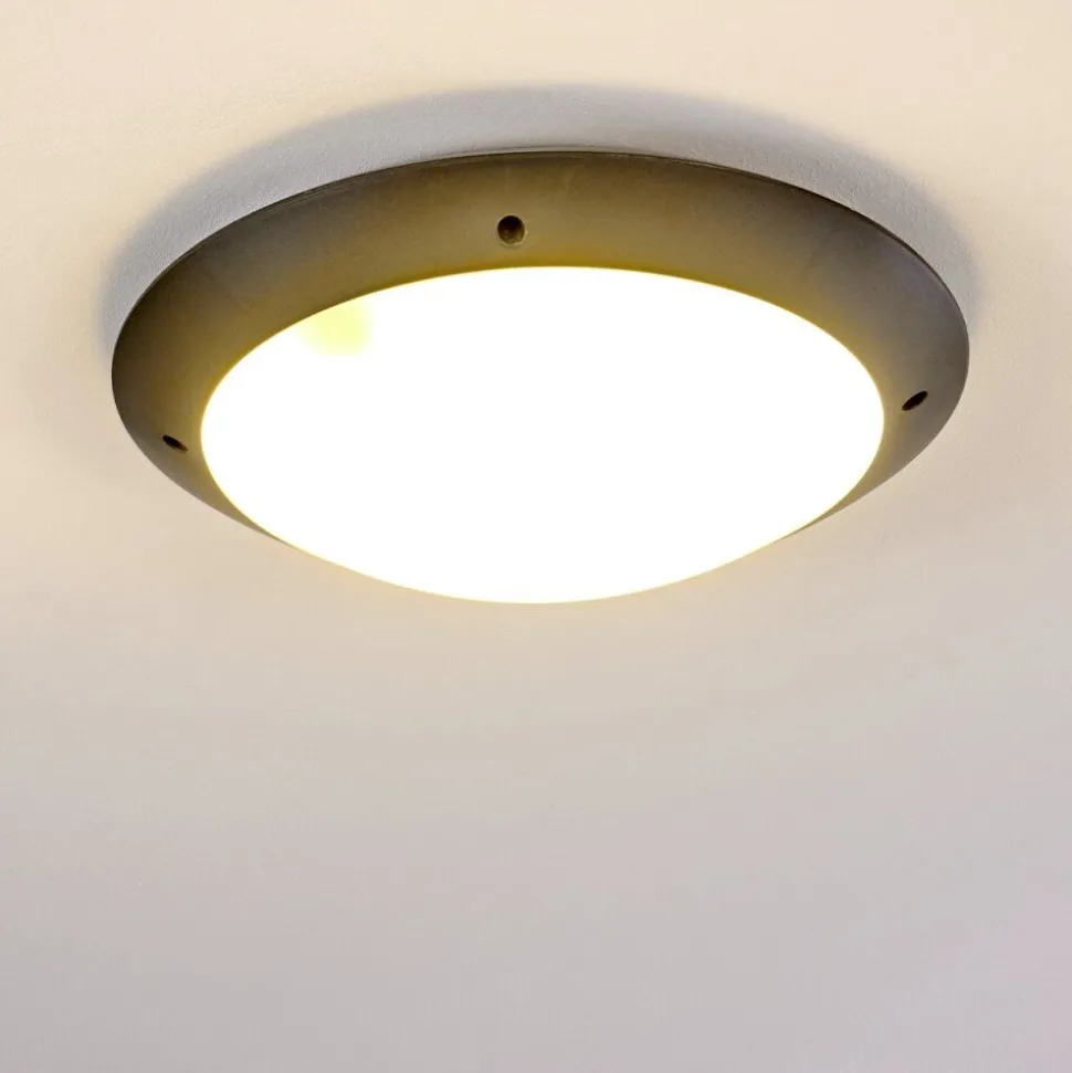 Plafonnier Exterieur Grafton Anthracite, 2 Lumieres