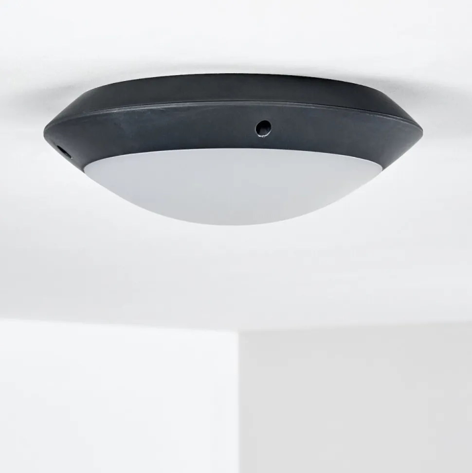 Plafonnier Exterieur Grafton Anthracite, 1 Lumiere