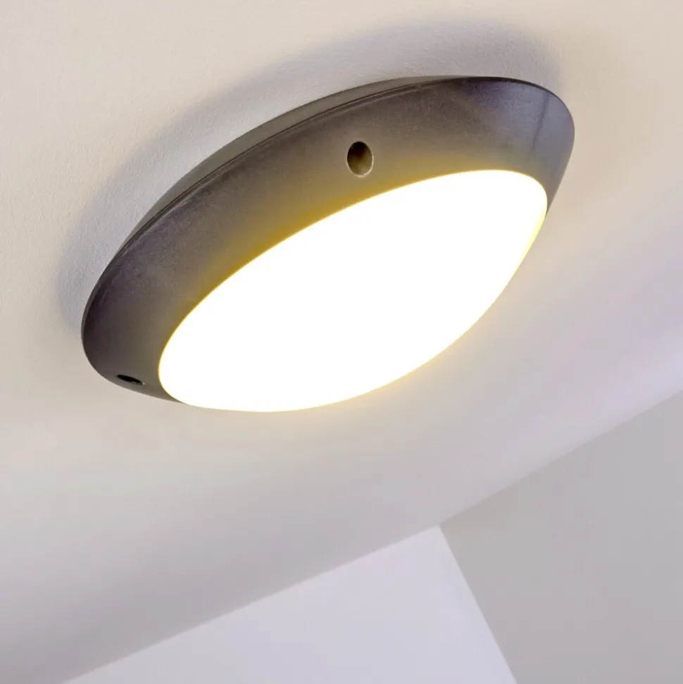 Plafonnier Exterieur Grafton Anthracite, 1 Lumiere