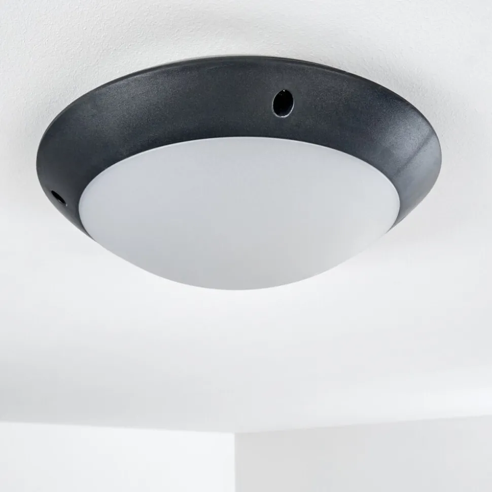 Plafonnier Exterieur Grafton Anthracite, 1 Lumiere