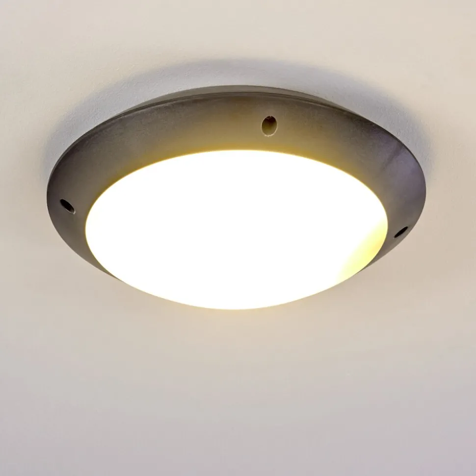 Plafonnier Exterieur Grafton Anthracite, 1 Lumiere