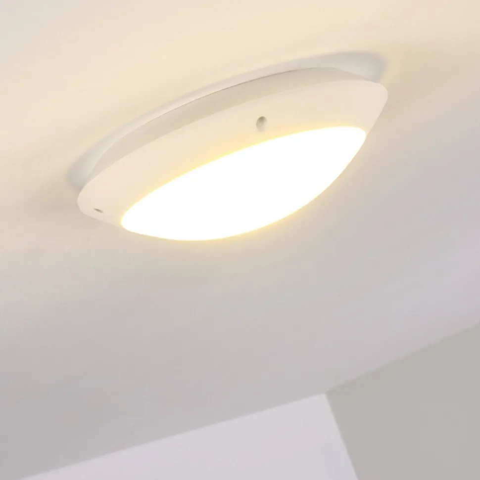 Plafonnier Exterieur Grafton Blanc, 1 Lumiere
