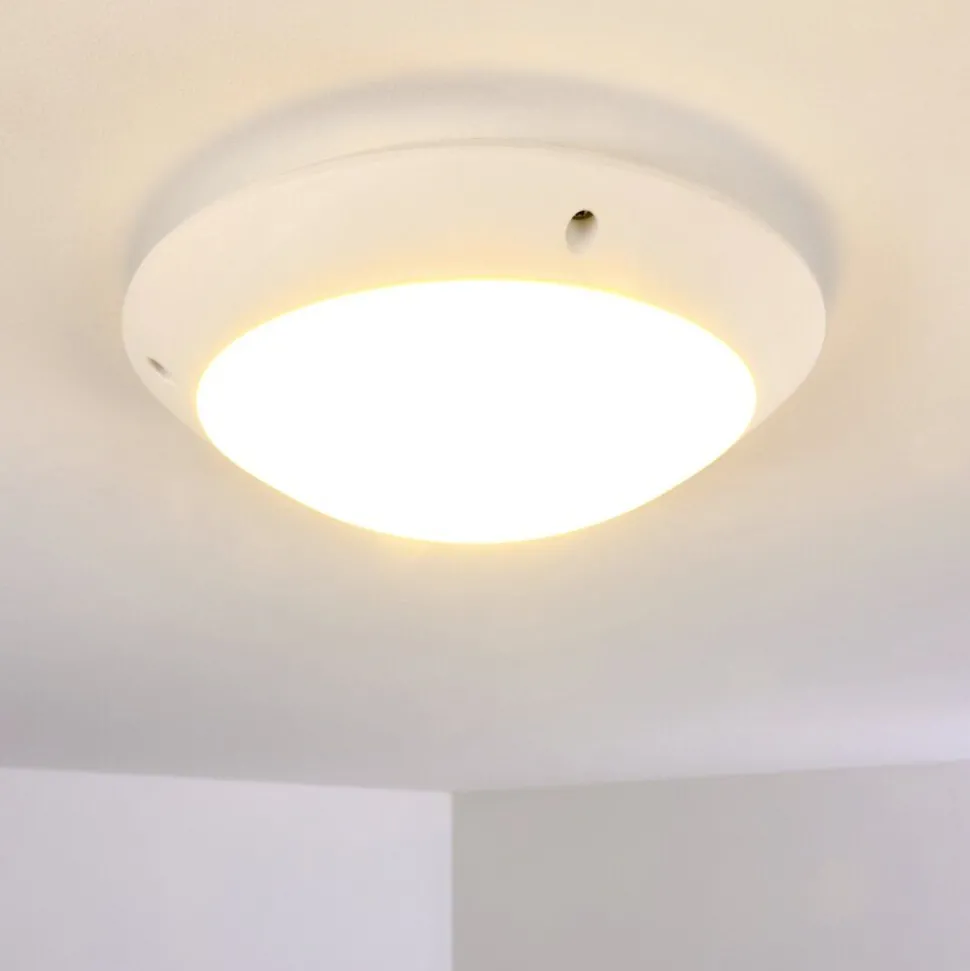 Plafonnier Exterieur Grafton Blanc, 1 Lumiere