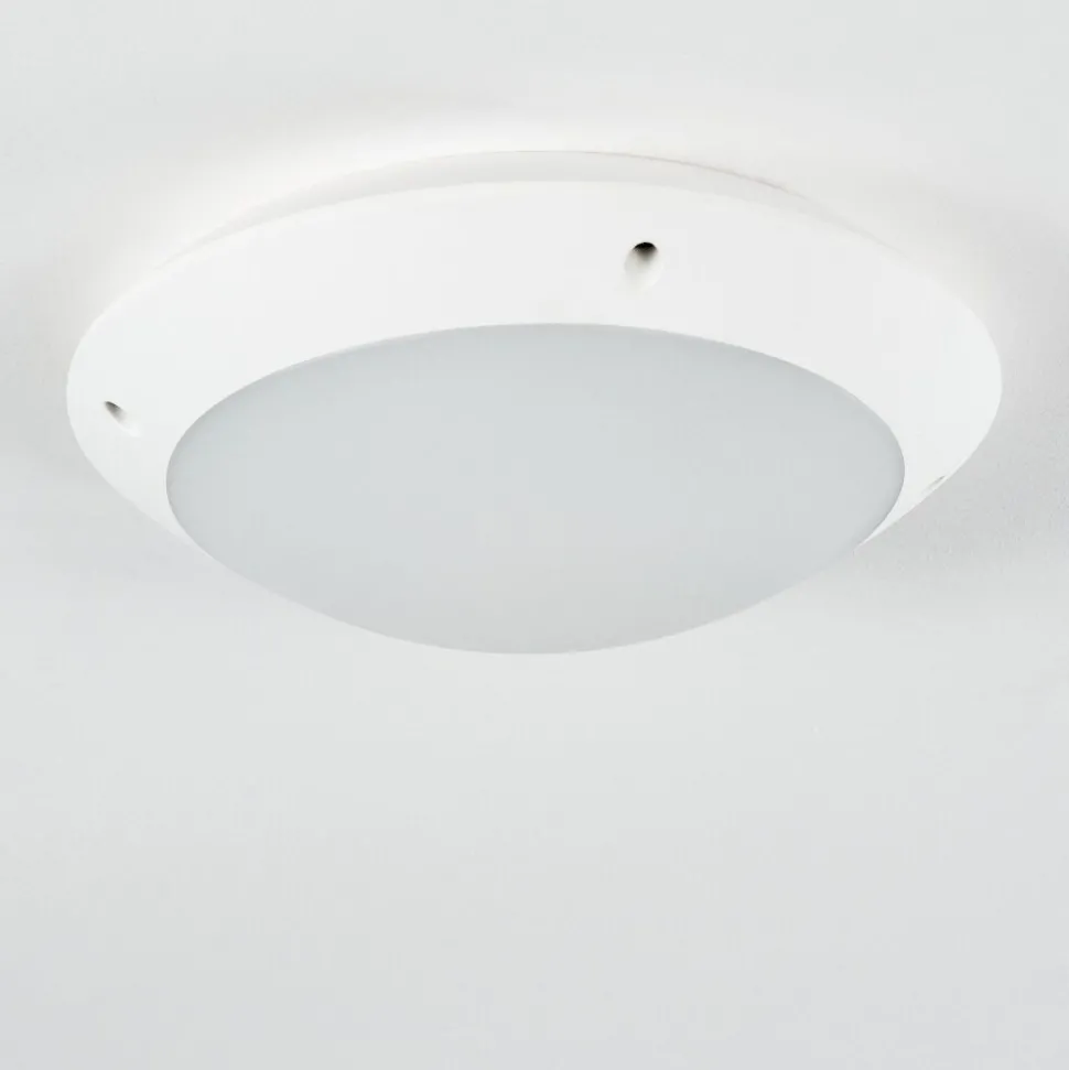 Plafonnier Exterieur Grafton Blanc, 1 Lumiere