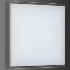 Plafonnier Exterieur Lcd Typ 5061 Led Noir, 1 Lumiere