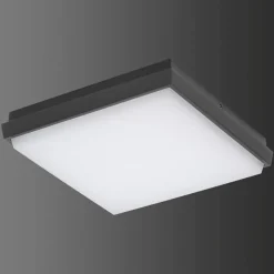 Plafonnier Exterieur Lcd Typ 5061 Led Noir, 1 Lumiere