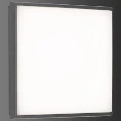 Plafonnier Exterieur Lcd Typ 5060 Led Noir, 1 Lumiere