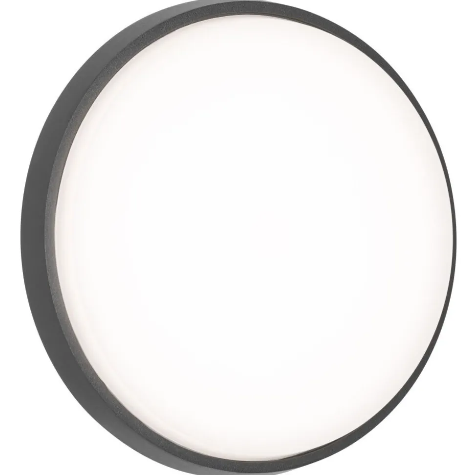Plafonnier Exterieur Lcd Typ 5067 Led Noir, 1 Lumiere