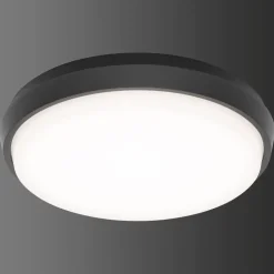 Plafonnier Exterieur Lcd Typ 5067 Led Noir, 1 Lumiere
