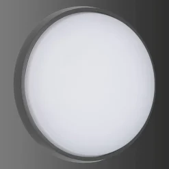 Plafonnier Exterieur Lcd Typ 5067 Led Noir, 1 Lumiere