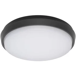 Plafonnier Exterieur Lcd Typ 5067 Led Noir, 1 Lumiere