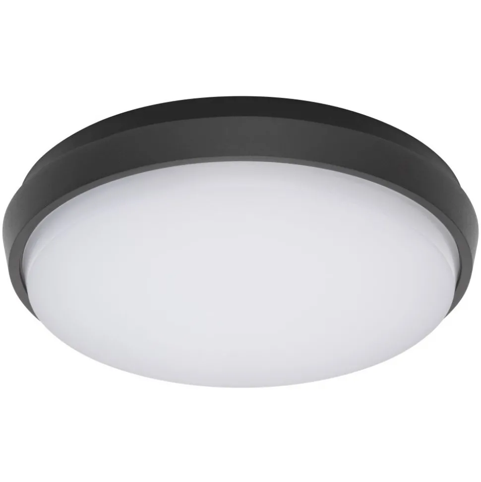 Plafonnier Exterieur Lcd Typ 5067 Led Noir, 1 Lumiere