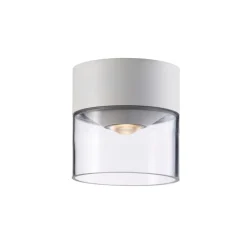 Plafonnier Exterieur Lcd 5069 Led Blanc, 1 Lumiere