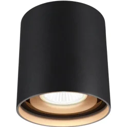 Plafonnier Exterieur Lcd Falshorn Noir, 1 Lumiere
