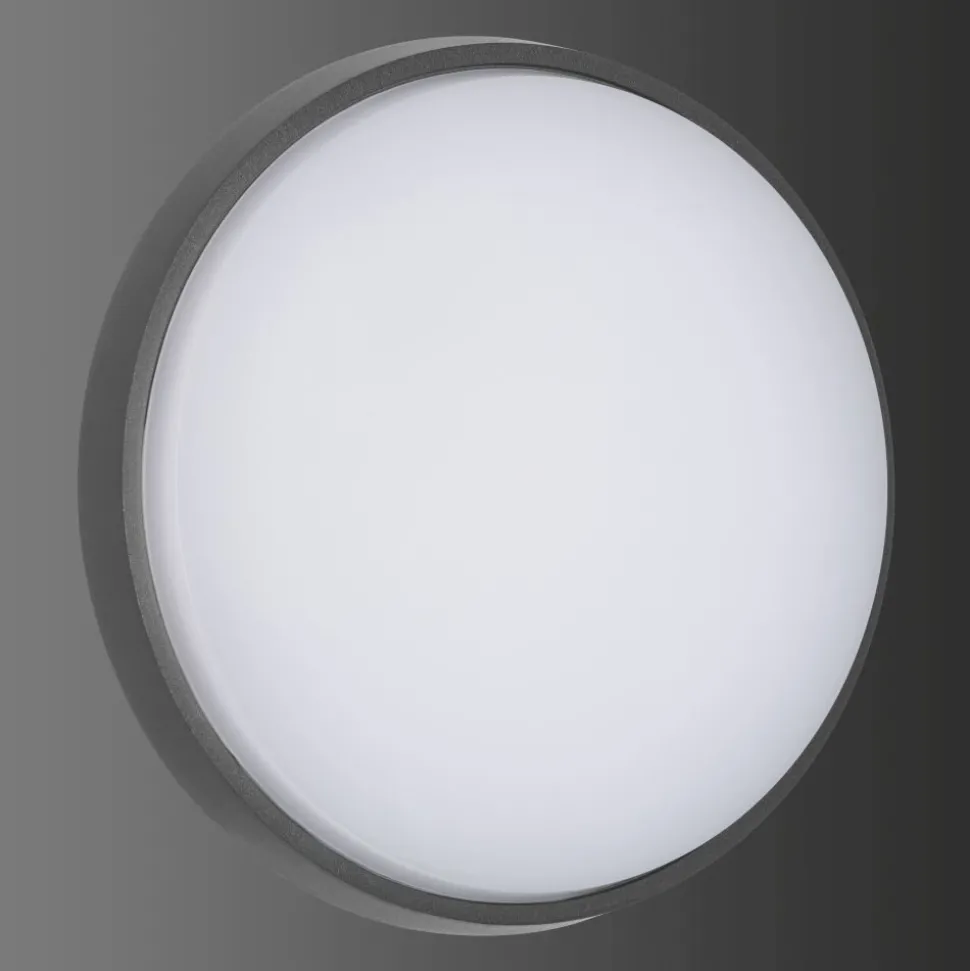 Plafonnier Exterieur Lcd Typ 5066 Led Noir, 1 Lumiere