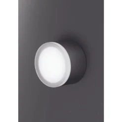 Plafonnier Exterieur Lcd Grasbrunn Led Noir, 1 Lumiere