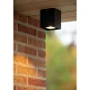 Plafonnier Exterieur Lucide Leeds Led Noir, 1 Lumiere