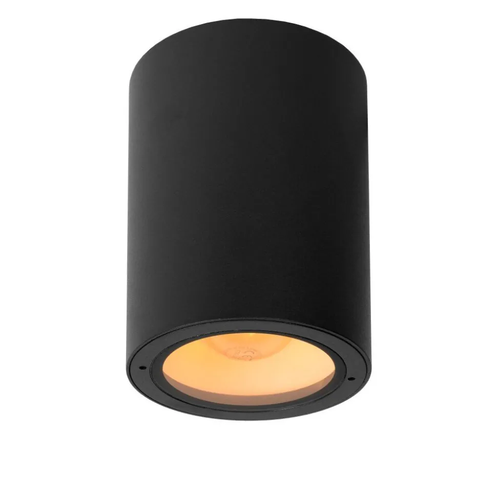 Plafonnier Exterieur Lucide Volantis Noir, 1 Lumiere