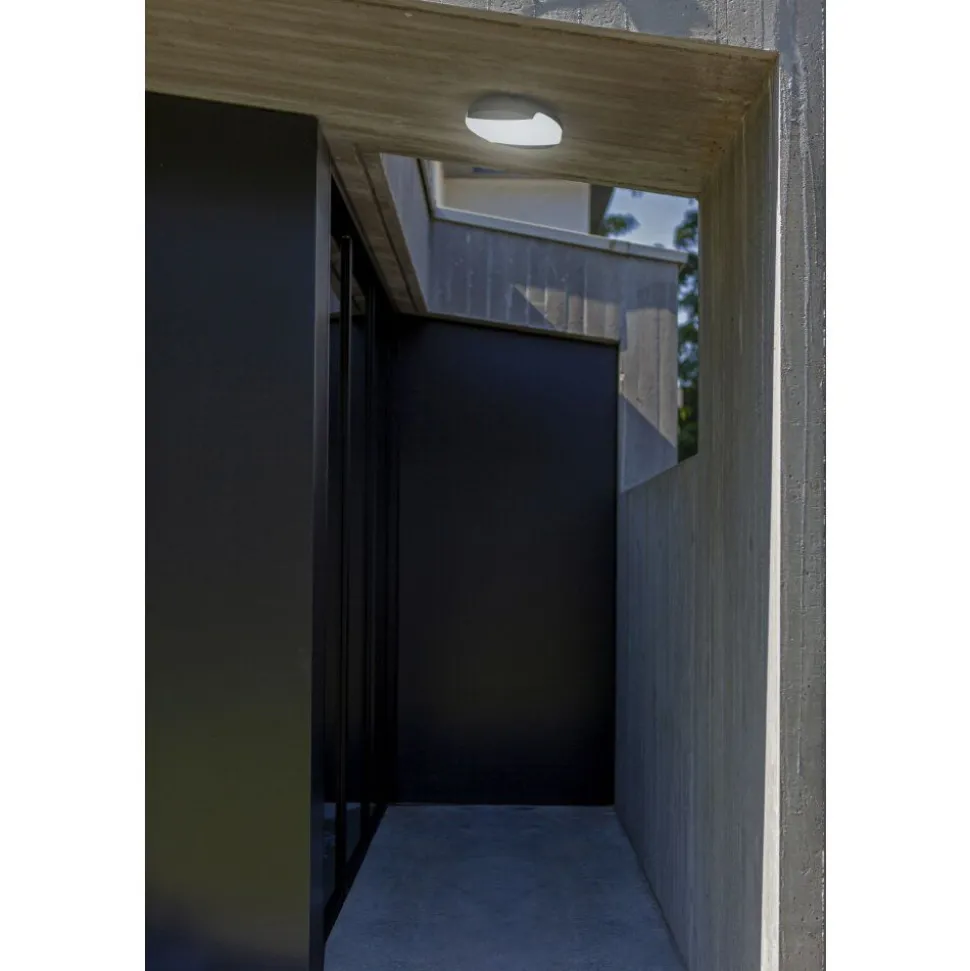 Plafonnier Exterieur Lutec Sweep Led Anthracite, 1 Lumiere