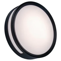 Plafonnier Exterieur Lutec Rola Led Noir, 1 Lumiere