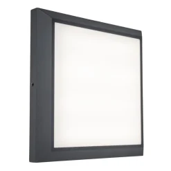 Plafonnier Exterieur Lutec Helena Led Anthracite, 1 Lumiere