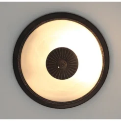 Plafonnier Exterieur Rabalux Madrid Blanc, 2 Lumieres