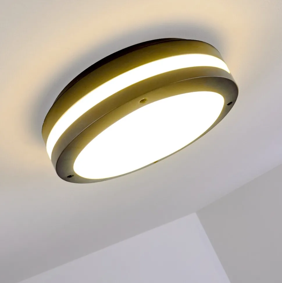Plafonnier Exterieur Wollongong Led Anthracite, 1 Lumiere