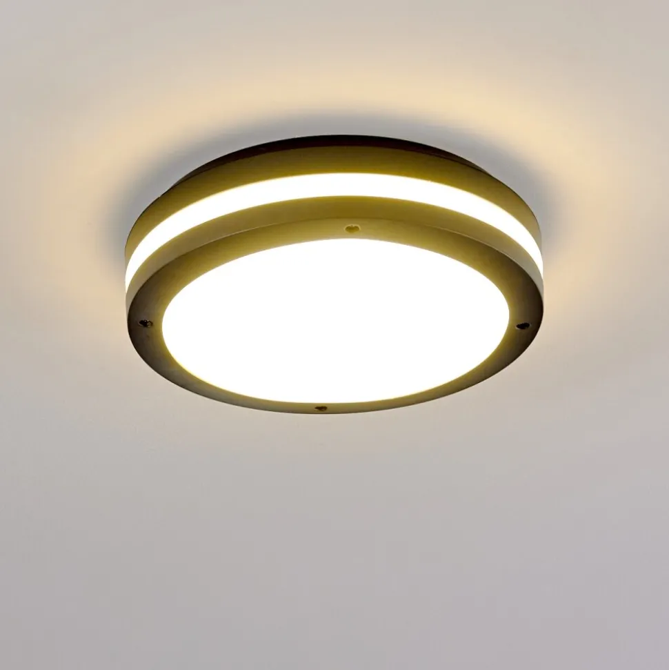 Plafonnier Exterieur Wollongong Led Anthracite, 1 Lumiere