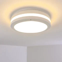 Plafonnier Exterieur Wollongong Led Blanc, 1 Lumiere