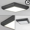 Plafonnier Exterieuralkmaar Led Anthracite, 1 Lumiere