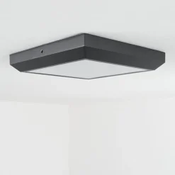 Plafonnier Exterieuralkmaar Led Anthracite, 1 Lumiere