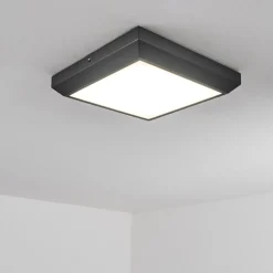 Plafonnier Exterieuralkmaar Led Anthracite, 1 Lumiere