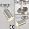 Plafonnier Exterieurbessiebelle Acier Inoxydable, Blanc, 1 Lumiere