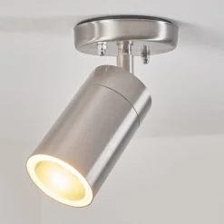 Plafonnier Exterieurbessiebelle Acier Inoxydable, Blanc, 1 Lumiere