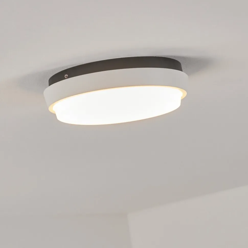 Plafonnier Exterieurcentinela Led Anthracite, Blanc, 1 Lumiere