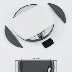 Plafonnier Exterieurjoserand Led Anthracite, 1 Lumiere
