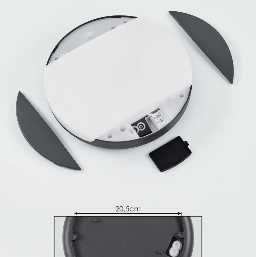 Plafonnier Exterieurjoserand Led Anthracite, 1 Lumiere