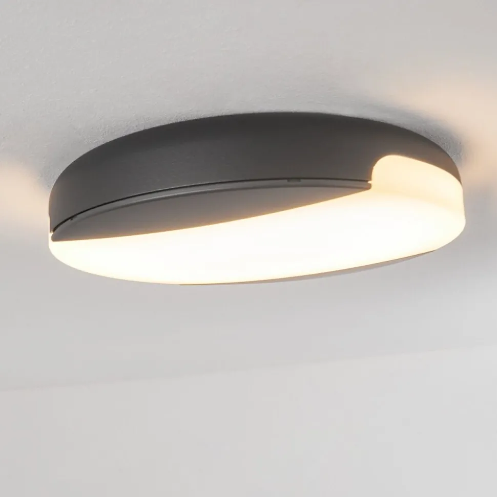 Plafonnier Exterieurjoserand Led Anthracite, 1 Lumiere