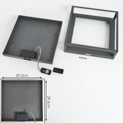 Plafonnier Exterieurnonza Led Anthracite, 1 Lumiere