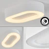 Plafonnier Exterieurpaleroo Led Blanc, 1 Lumiere