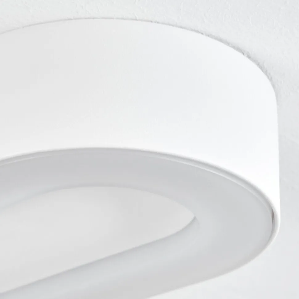 Plafonnier Exterieurpaleroo Led Blanc, 1 Lumiere